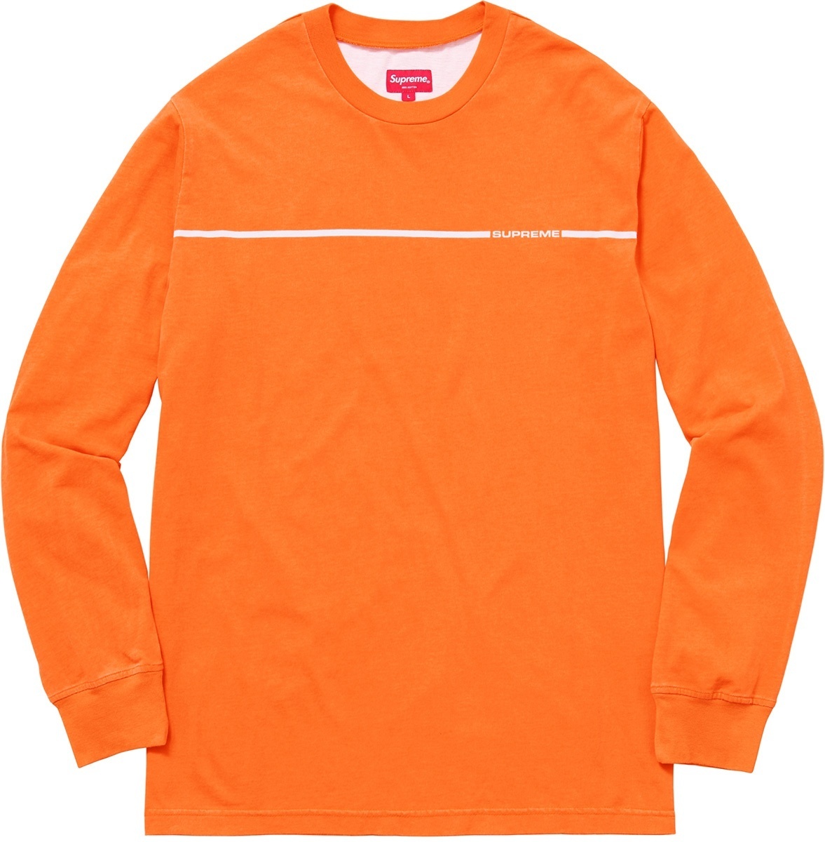 Chest Stripe L/S Top view 2